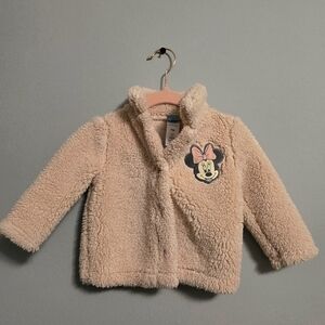 0-3 Minnie Mouse Sherpa Jacket!